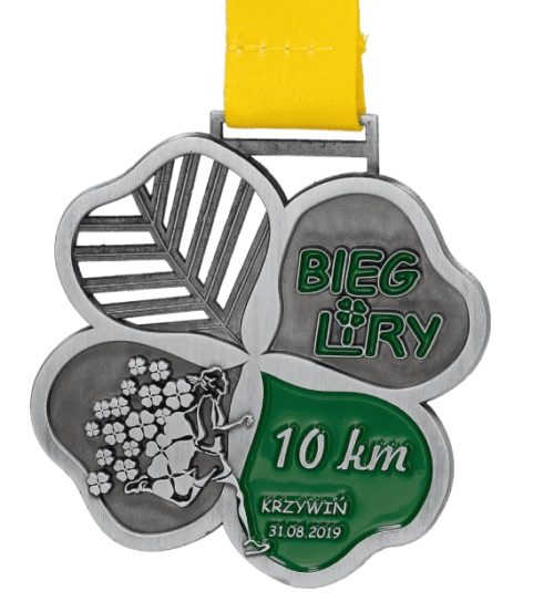 Medal odlewany bieg liry