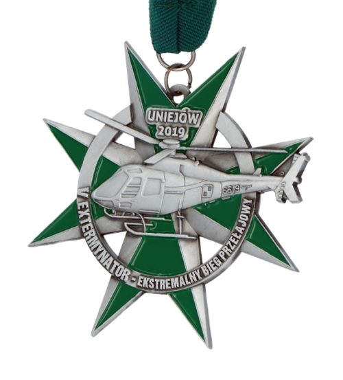 Medal odlewany extermynator uniejów