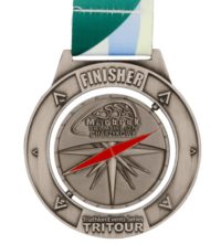 Medal odlewany triathlonowy