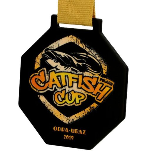 Medal z nadrukiem q-medals standard plus catfish