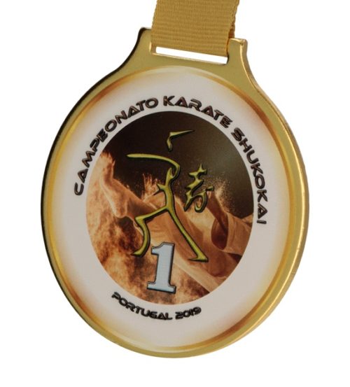 Medal z nadrukiem q-medals standard plus karate