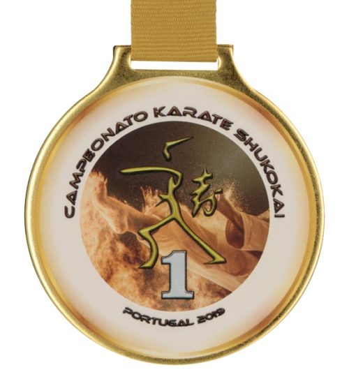 Medal z nadrukiem q-medals standard plus karate 2019