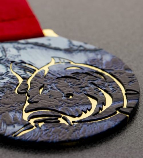 Medal z nadrukiem q-medals standard plus karp