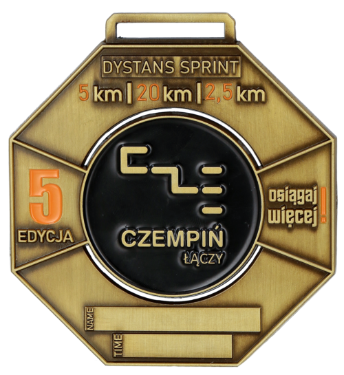 Medal Czempiń duathlon