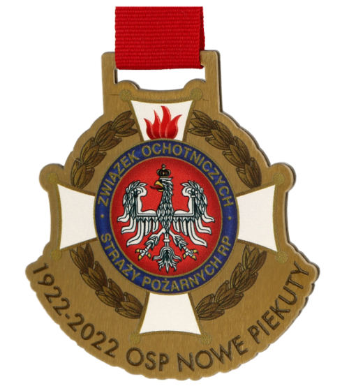 Medal vision OSP Nowe Piekuty - bok