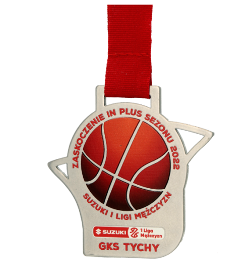 Medal LaserCut dla GKS Tychy bok