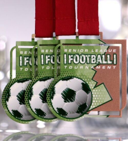 Medal LaserCut Senior League Football Tournament