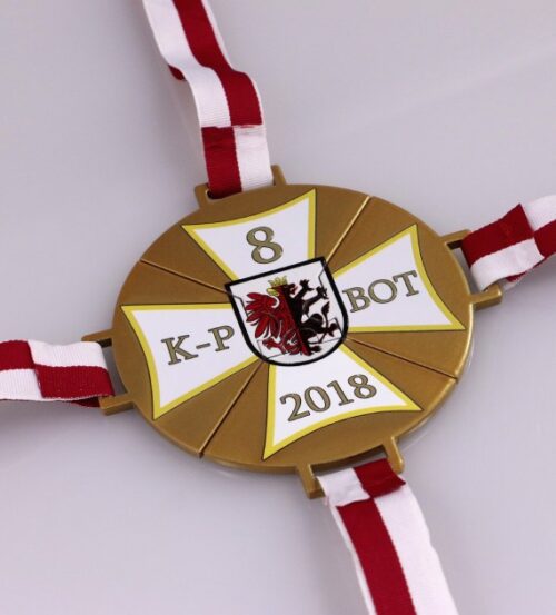 Medal odlewany 8K-PBOT to jeden z czterech elementów tworzących zestaw puzzli