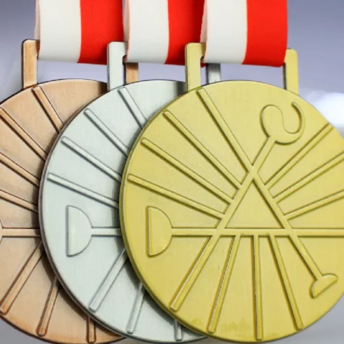 Złoty Okrągły Medal w Tematyce Szermierki
