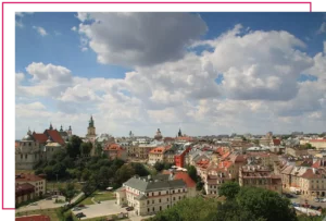 Panorama na Stare Miasto Lublin