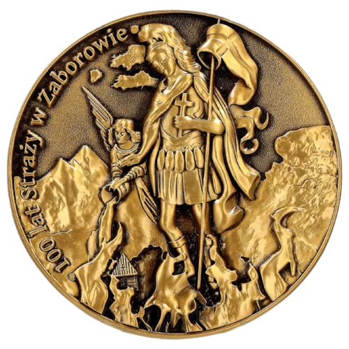 Złota Moneta z Wizerunkiem Świętego Floriana