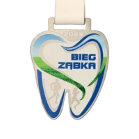Srebrny Medal w Kształcie Zęba Bieg Ząbka 2023