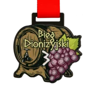 Medal w Kształcie Beczki do Wina na 3 Bieg Dionizyjski