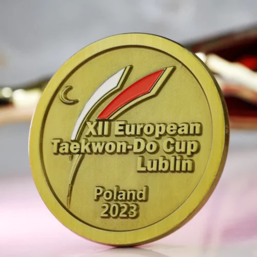 Złota Moneta z European Taekwon-Do Cup