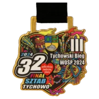 Kolorowy medal na Tychowski Bieg WOŚP_1