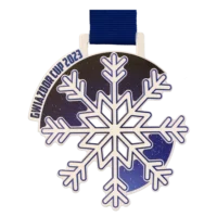 Medale śnieżynki na zawody Gwiazdor Cup _1