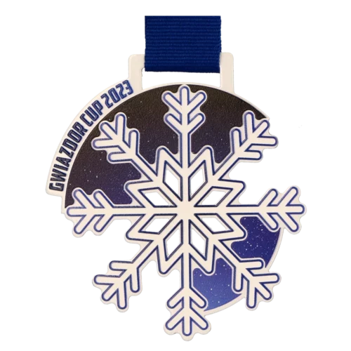 Medale śnieżynki na zawody Gwiazdor Cup _1